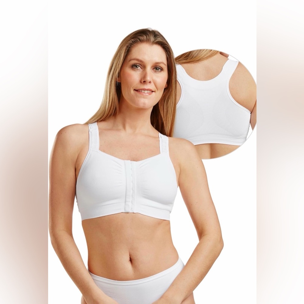 NWT CAREFIX BY TYTEX MARY Post-Op Compression Mastectomy Lumpectomy Bra Size L